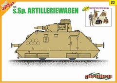 s.Sp.Artilleriewagen с фигурками германских танкистов 1944-45 годов 1:35