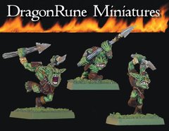 DragonRune Miniatures - Goblin Foot Spearmen - DRGNRN-DR-441