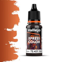 Copper Brown Xpress Color, 18 мл (Vallejo 72421), акриловая краска для Speedpaint, аналог Citadel Contrast