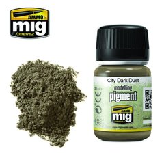 Пигмент городская темная пыль, 35 мл (Ammo by Mig A.MIG-3028 City Dark Dust Pigment)