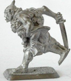 Mithrill Miniatures - Миниатюра 32 mm - White-hand Orc with Pippin - MTHRL-MM184