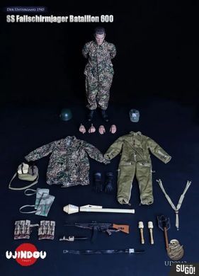 1/6&nbsp;Солдат парашутно десантного батальйону, рухома Action-фігура (Ujindou UD9043 SS Fallschirmjager Bataillon 600)