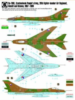 1/72 Літак Сухой Су-7БКЛ (Mister Craft F-13), збірна модель