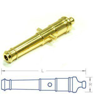 Ствол гармати 3*15 мм, 10 штук, латунь (RB Model 011 15) Ship Gun Barrel