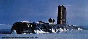 1/350&nbsp;SSN-578 USS Skate американський атомний підводний човен (MikroMir 350-13), збірна модель