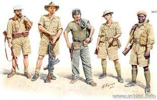 1/35 Allied Forces. North Africa desert battles series (Master Box 3594)
