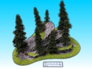 Rough Rocky Ground, 25-30 мм (1:72)