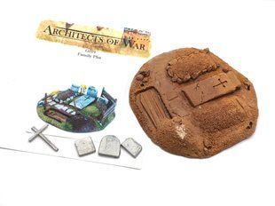 Family Plot, підставка для масштабу 28-35 мм, діаметр 100 мм (Architects of War G019), пластик і метал