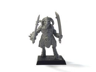 Beastmen Gor Herd, мініатюра Warhammer, зібрана пластикова (Games Workshop)