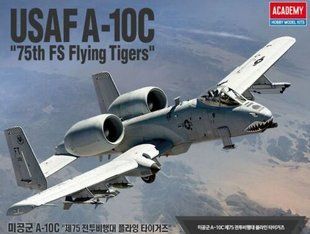 1/48 A-10C Thunderbolt II "75th FS Flying Tigers" американський штурмовик (Academy 12348), збірна модель
