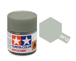 Фарба Tamiya XF-12 Japanese Navy Grey, матова акрилова, 10 мл (Tamiya 81712)