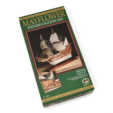 1/60 Англійський галеон Мейфлауер (Amati Modellismo 1413 Mayflower), збірна дерев'яна модель