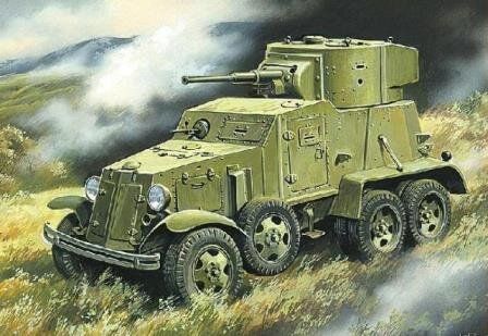 1/72 БА-6 радянський бронеавтомобіль (UniModels UM 318), збірна модель