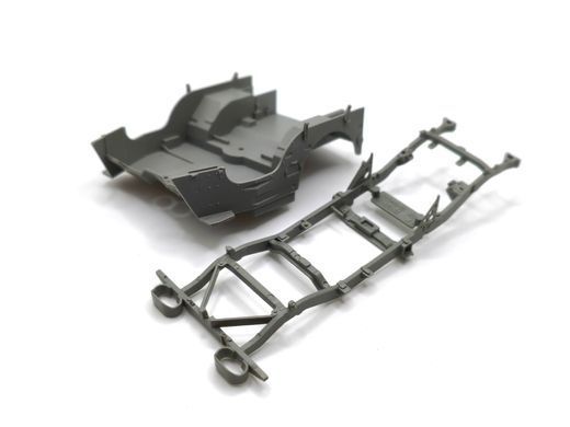 1/35 Автомобіль Jeep Willys MB з фігуркою водія (Takom), збірна модель БЕЗ КОРОБКИ