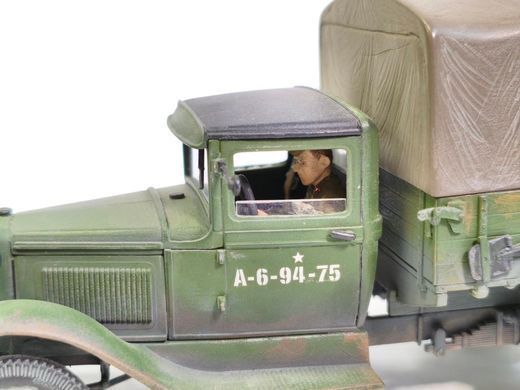 1/35 Грузовки ГАЗ-АА с полевой кухней, готовая модель авторской работы