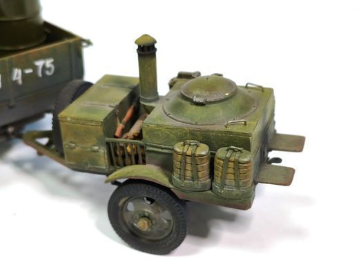 1/35 Грузовки ГАЗ-АА с полевой кухней, готовая модель авторской работы