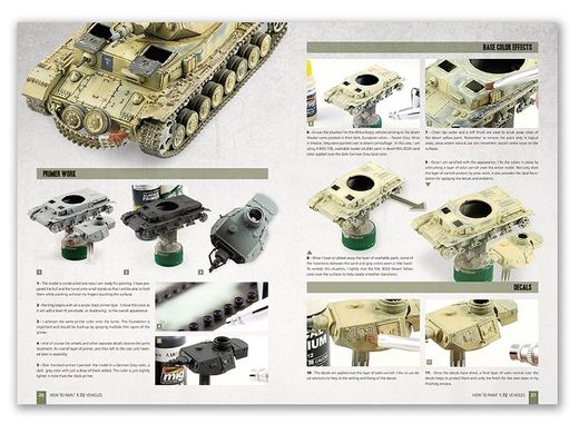 Книга "How to paint 1:72 military vehicles". Як фарбувати бронетехніку в масштабі 1:72 (англійською мовою)