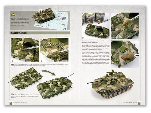 Книга "How to paint 1:72 military vehicles". Як фарбувати бронетехніку в масштабі 1:72 (англійською мовою)