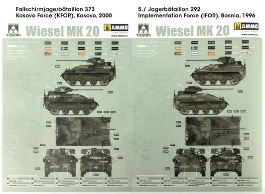 1/16 Wiesel Mk.20 немецкая легкая гусеничная машина, в комплекте фигурка (Takom 1014), сборная модель
