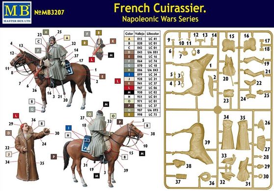 1/32 French cuirassier, Napoleonic Wars Series (Master Box 3207)