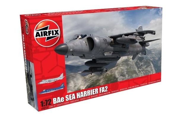 1/72 BAe Sea Harrier FA2 британский СВВП (Airfix 04052A) сборная модель