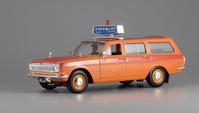 1/43 Автомобіль ГАЗ-24-02 Волга "Ескорт", серія "Автомобіль на службі" + журнал (Deagostini)