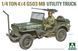 1/35 Автомобіль Jeep Willys MB з фігуркою водія (Takom), збірна модель БЕЗ КОРОБКИ