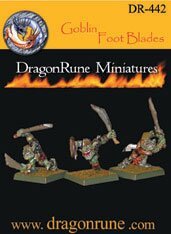 DragonRune Miniatures - Goblin Foot Swordmen - DRGNRN-DR-442
