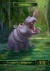 Hippo #1 Token Magic: the Gathering (Токен) GnD Cards