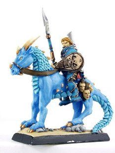 Fenryll Miniatures - Dragon Horse mounted Chaos Slayer - FNRL-CA19