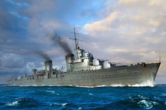 1/700 Лидер эсминцев "Ташкент" образца 1942 года, модель по ватерлинию (Trumpeter 06747), сборная модель