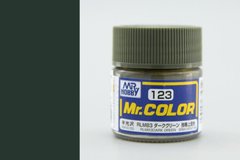 Mr. Color C123 Dark Green RLM83 Зеленый темный, нитро 10 мл