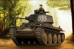 1/35 Pz.Kpfw.38(t) Ausf.E/F германский танк (HobbyBoss 80136) сборная масштабная модель