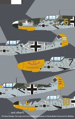 1/48 Декаль для самолета Messerschmitt Bf-109F-2, Западный фронт (Authentic Decals 4831)