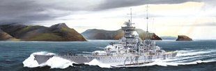1/700 Немецкий тяжелый крейсер Prinz Eugen образца 1942 года (Trumpeter 05766), сборная модель