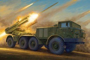 1/35 БМ-27 Ураган реактивна система залпового вогню (Trumpeter 01026), збірна модель