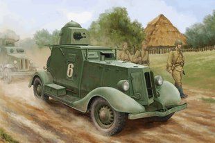 1/35 БА-20 образца 1937 года советский бронеавтомобиль (Hobby Boss 83882) сборная модель