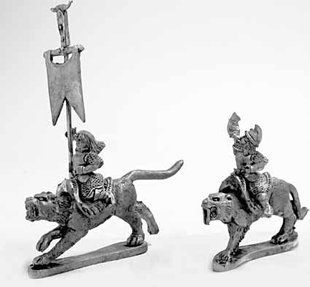 Mirliton Miniatures - Миниатюра 25-28 mm Fantasy - Amazons Cat Riders Command - MRLT-AM008