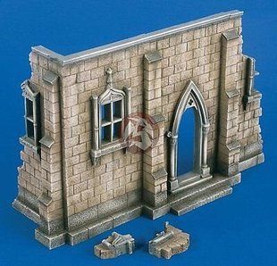 1/35 Угол церкви, заготовка гипсовая неокрашенная (Verlinden 2122 Church Corner)