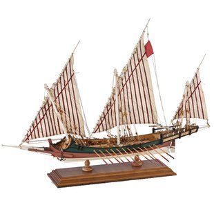 1/65 Греческая галера (Amati Modellismo 1419 Galeotta Greca), сборная деревянная модель