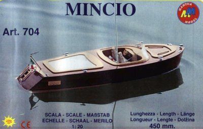 Mantua Model 704 Венецианская лодка "Минцио" (Mincio) 1:20