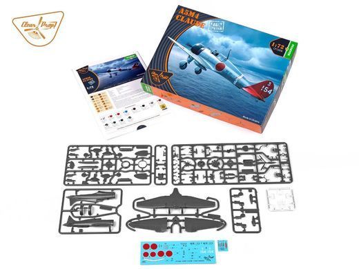 1/72 Истребитель A5M2b Claude ранней версии, серия Starter Kit (Clear Prop Models CP72006), сборная модель