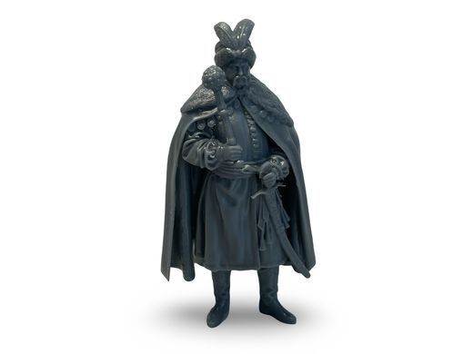 54мм Богдан Хмельницький, гетьман Запорізького війська 1648-1657 років (Archibald Miniatures), колекційна смоляна мініатюра