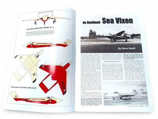 Монографія "De Havilland Sea Vixen. Warpaint Series 11" by Steve Hazell (англійською мовою)