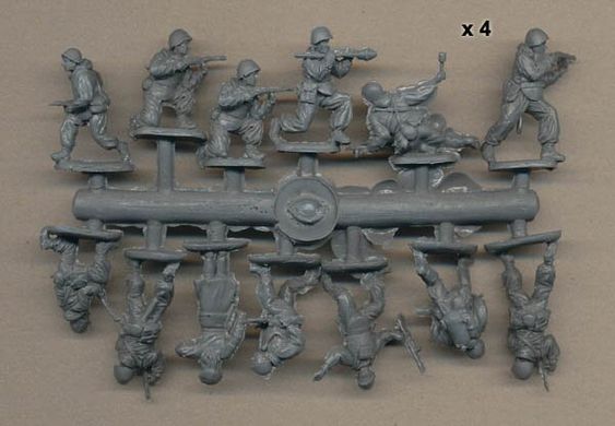 1/72 Советская штурмовая группа, Soviet Assault Group, 1945 год, 52 фигуры (Orion 72048)