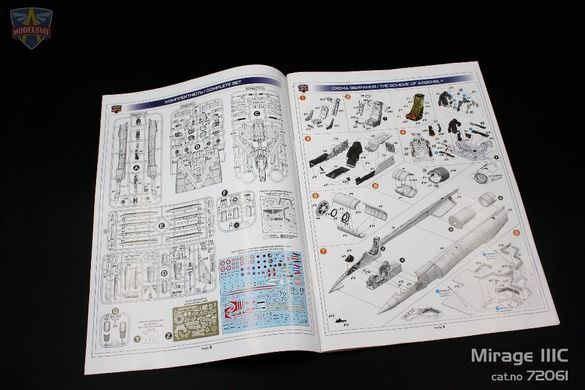 1/72 Mirage IIIC французький багатоцільовий винищувач (ModelSvit 72061), збірна модель