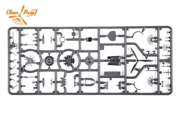 1/72 Истребитель A5M2b Claude ранней версии, серия Starter Kit (Clear Prop Models CP72006), сборная модель