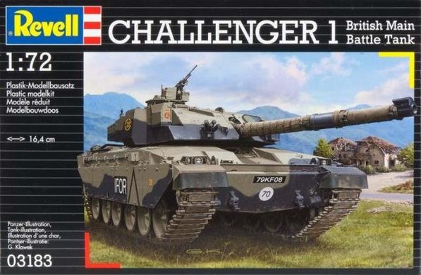 1/72 Challenger I основний бойовий танк (Revell 03183), збірна модель