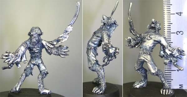 HassleFree Miniatures - Werewolf breaking out of straightjacket - HF-HFW105