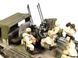 1/35 Зенітна самохідна установка із Flak-38 на базі Sd.Kfz.7 з фігурами розрахунку, готова модель авторської роботи